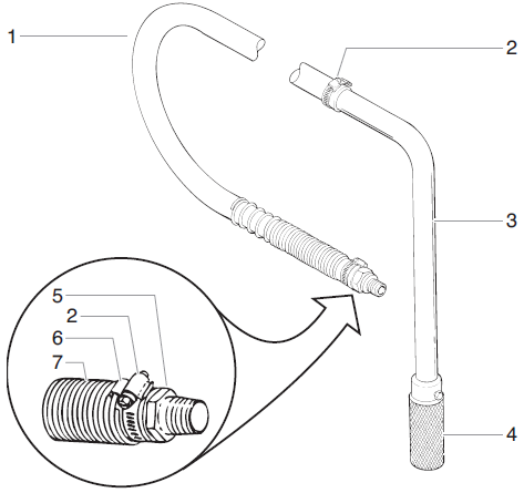 PowrTwin 12000GH Siphon Hose Assembly